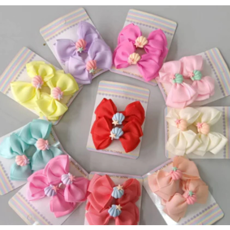 Kit 10 Laços de Cabelo Infantil Bico de Pato