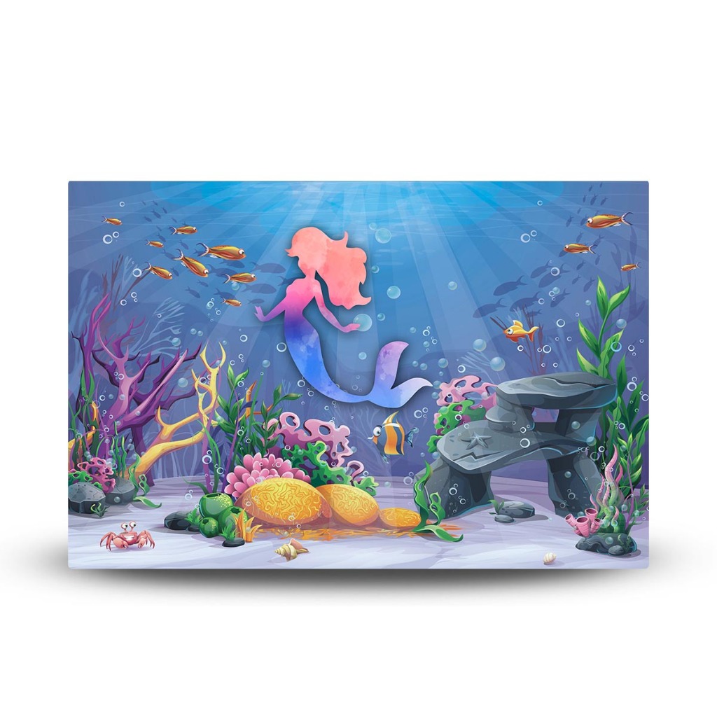 Painel Retangular, painel quadrado, painel de festa  400x250cm  MicroLight Sereia