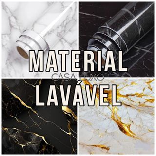 Papel de Parede PVC Brilhante Lavável Resistente à Agua em Oferta na Shopee