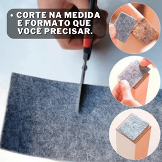 Feltro Adesivo Para Moveis Pés Sofá Mesa Cadeira Super Aderente Protetor de Piso Móveis Artesanato em Oferta na Shopee