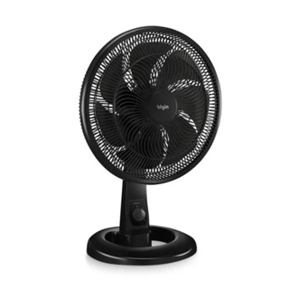 Ventilador Elgin Preto Breeze Air 40cm 140W 7 Pás Vento Potente com Oscilação e 3 Velocidades em Oferta na Shopee