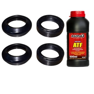 Retentor Bengala + Guarda Pó + Óleo Atf 500ml Ybr125 00/08 Factor125 09/24 Factor150 16/24 Fazer150 em Oferta na Shopee