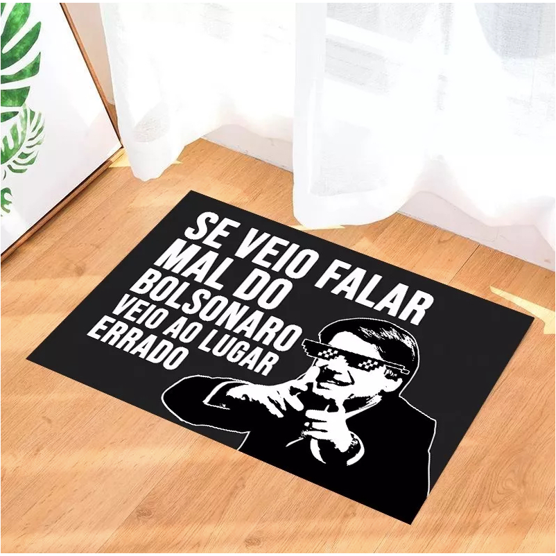 Tapete capacho para porta de entrada - Bolsonaro