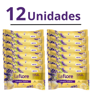 Kit de Sabonete em Barra Davene La Flore Flor de Lavanda Banho Perfumação Vegano Óleos Vegetais em Oferta na Shopee
