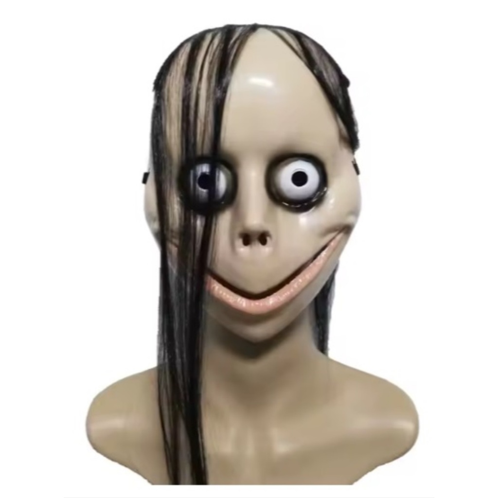 Mascara Momo Horror Halloween Fantasia Assustador