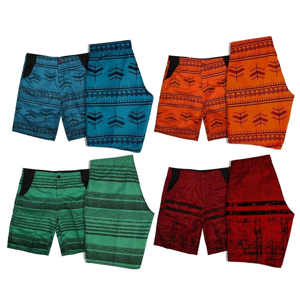 KIT 5 bermuda tactel short surf excelente qualidade seca rápido praia corrida surf academia