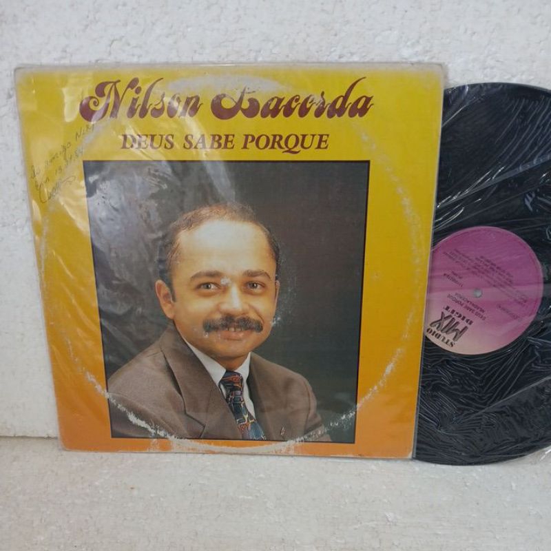 lp Nilson Lacerda  - Deus sabe porque  - disco de vinil