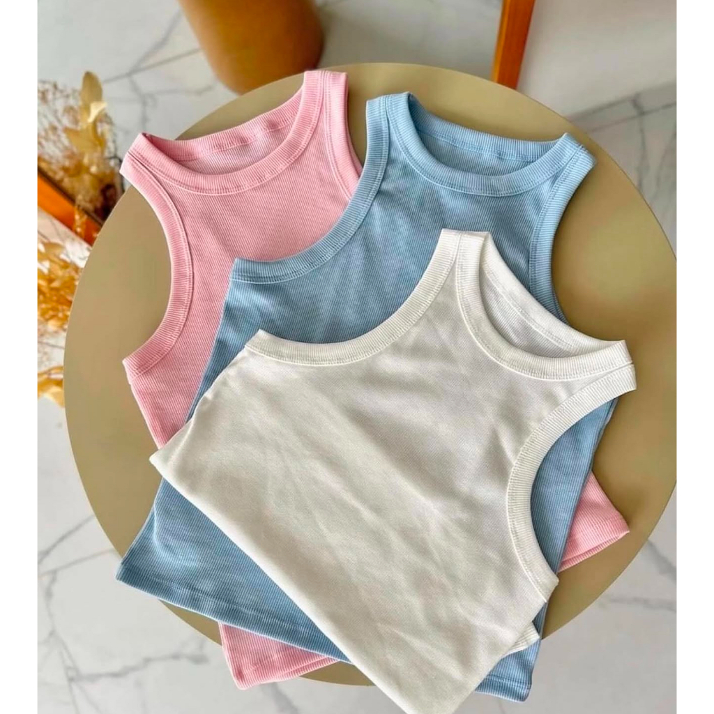 BLUSA REGATA BÁSICA CANELADA DE ALGODÃO COM BASTANTE ELASTANO - TOQUE MACIO - TAMANHO ÚNICO - VÁRIAS CORES.