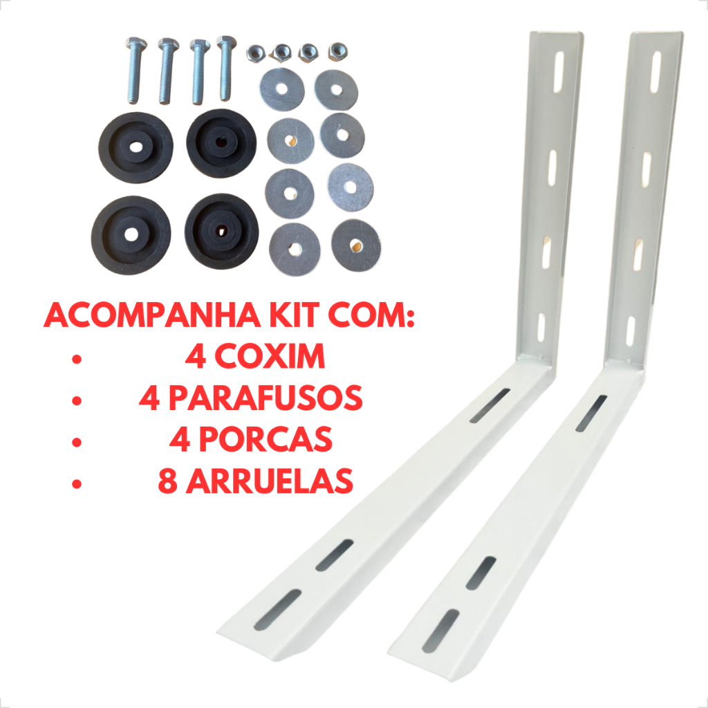 Suporte Condensador Ar-condicionado 7 A 12000 Btu 400mm — imagem 2 de 2
