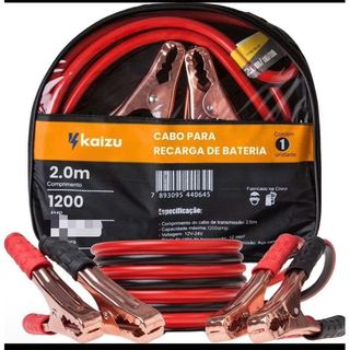 Cabo Auxiliar De Carga Chupeta De Bateria800amp/ 1.200amp Booster Cable- 2.2/3METRO