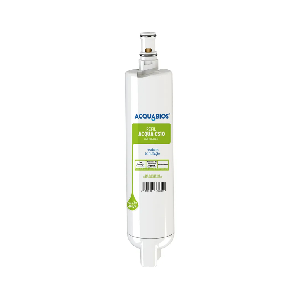 Refil Vela Filtro Purificador Consul compatível CPB34AS, CPB34AF, CPB34AB, CPC31AF, CPC31AB, CPC30AB, CPC30AF, CPB35AB