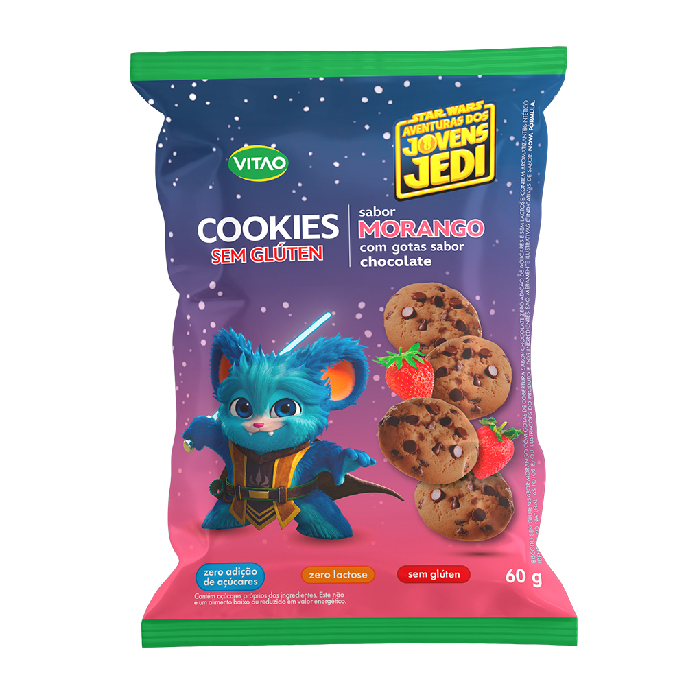 Disney Cookies Sem Glúten Morango 60g