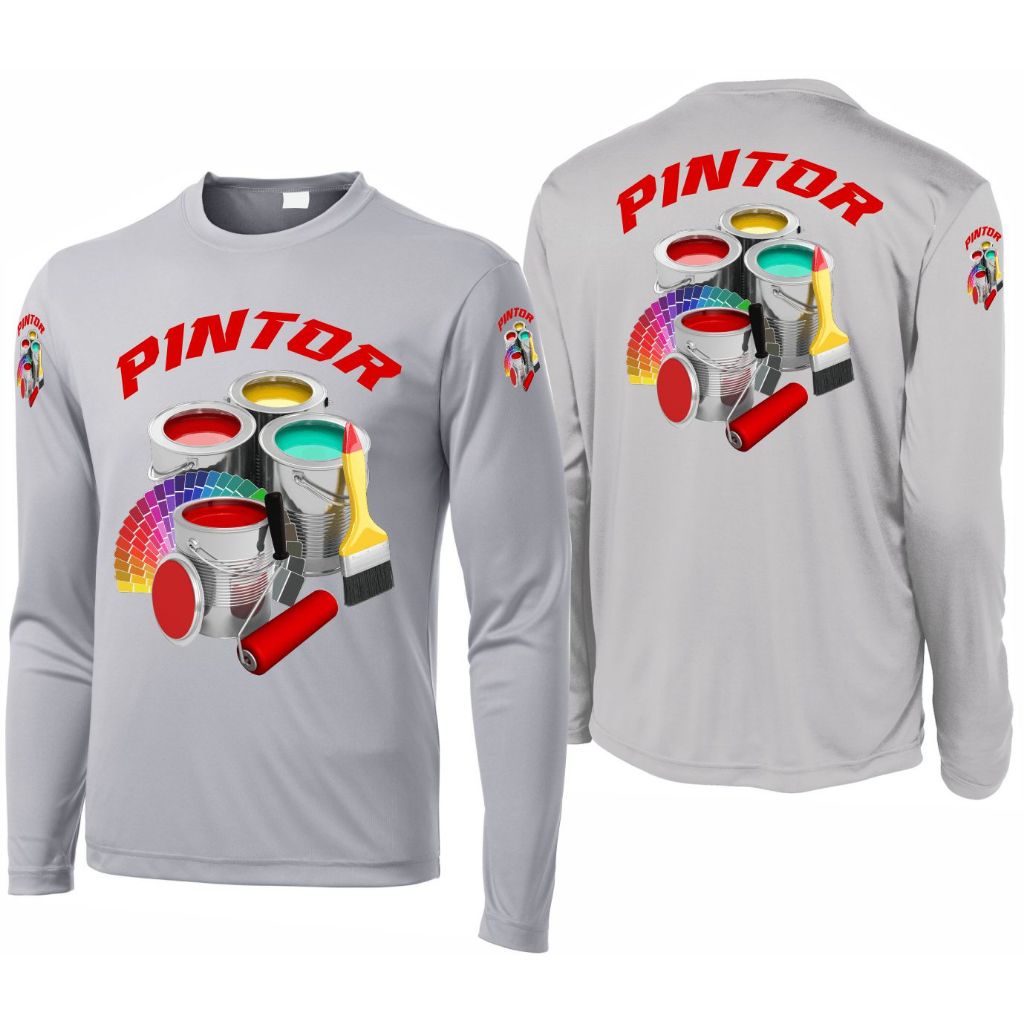 camiseta pintor pintura personalizada com seu nome estampada.. em Oferta na Shopee