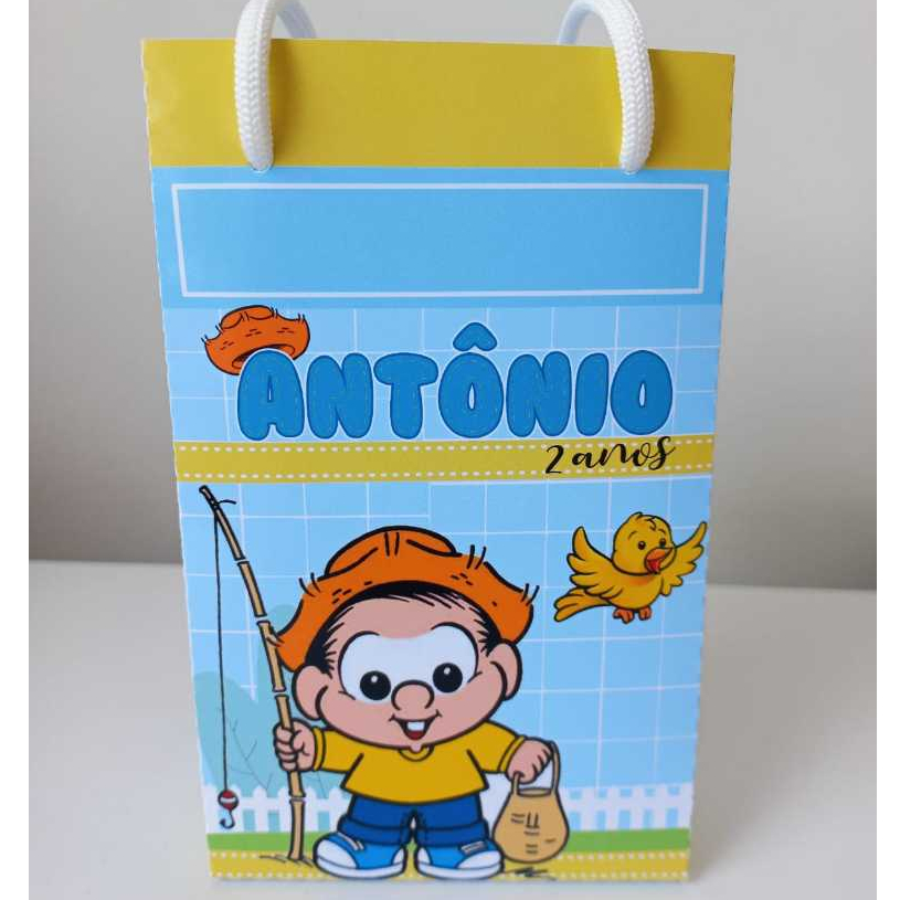 Kit Sacolinhas P Mini Personalizadas: Sacolinhas Temáticas e Lembrancinhas para Aniversário Infantil - Vários Temas