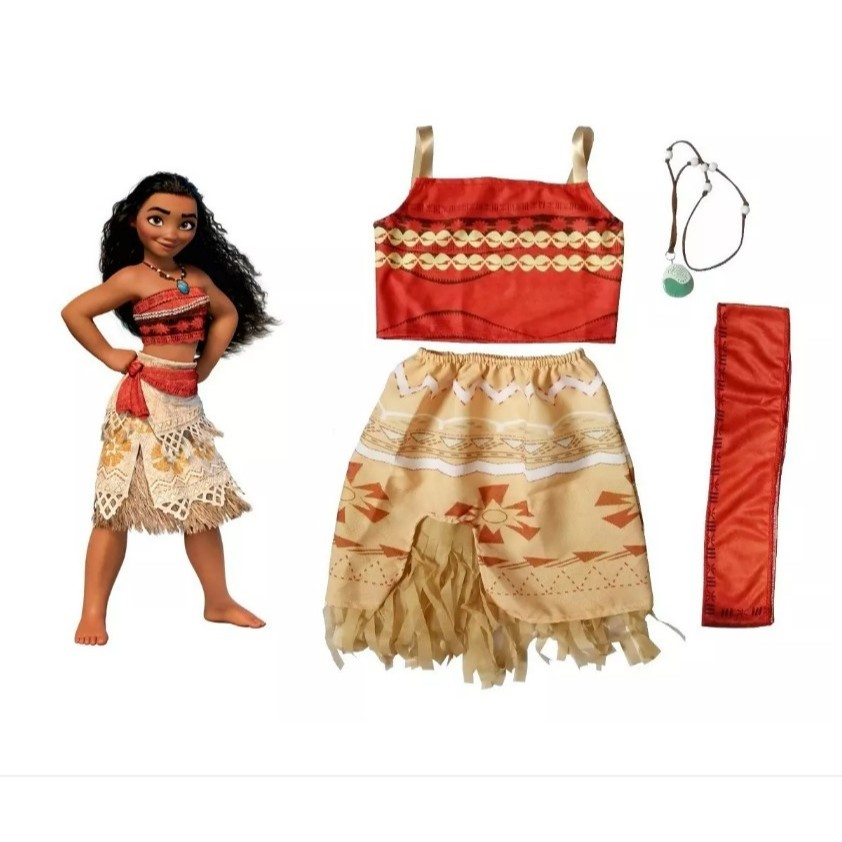Fantasia Infantil Moana Aventura nas Águas Carnaval Festa Aniversário