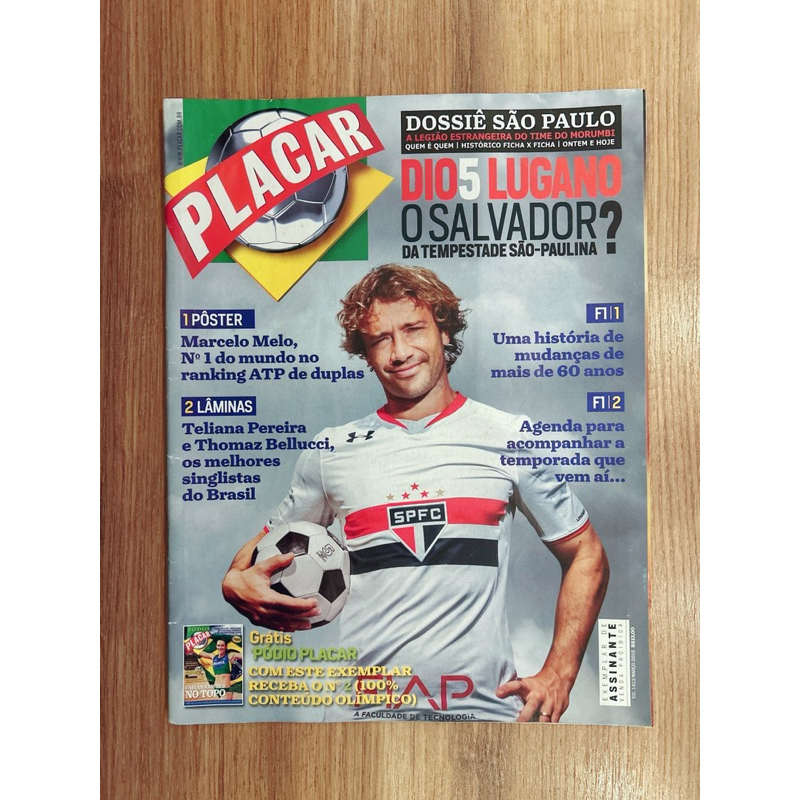 Revista Placar Os Estrangeiros da História do São Paulo !
