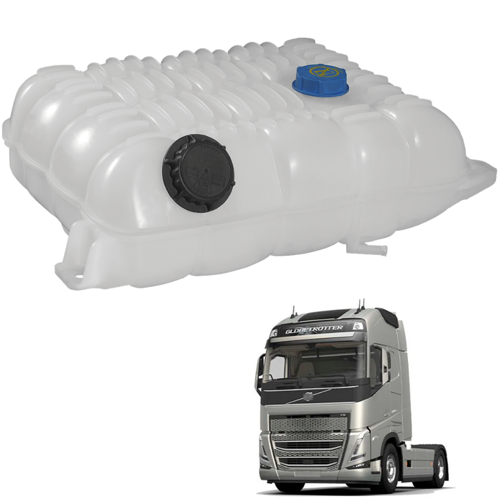 Reservatório Tanque Agua Radiador Volvo FH 2015 a 2021 Tampa