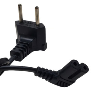 Cabo De Força Ac Samsung Tipo 8 90 Graus 5mt Preto