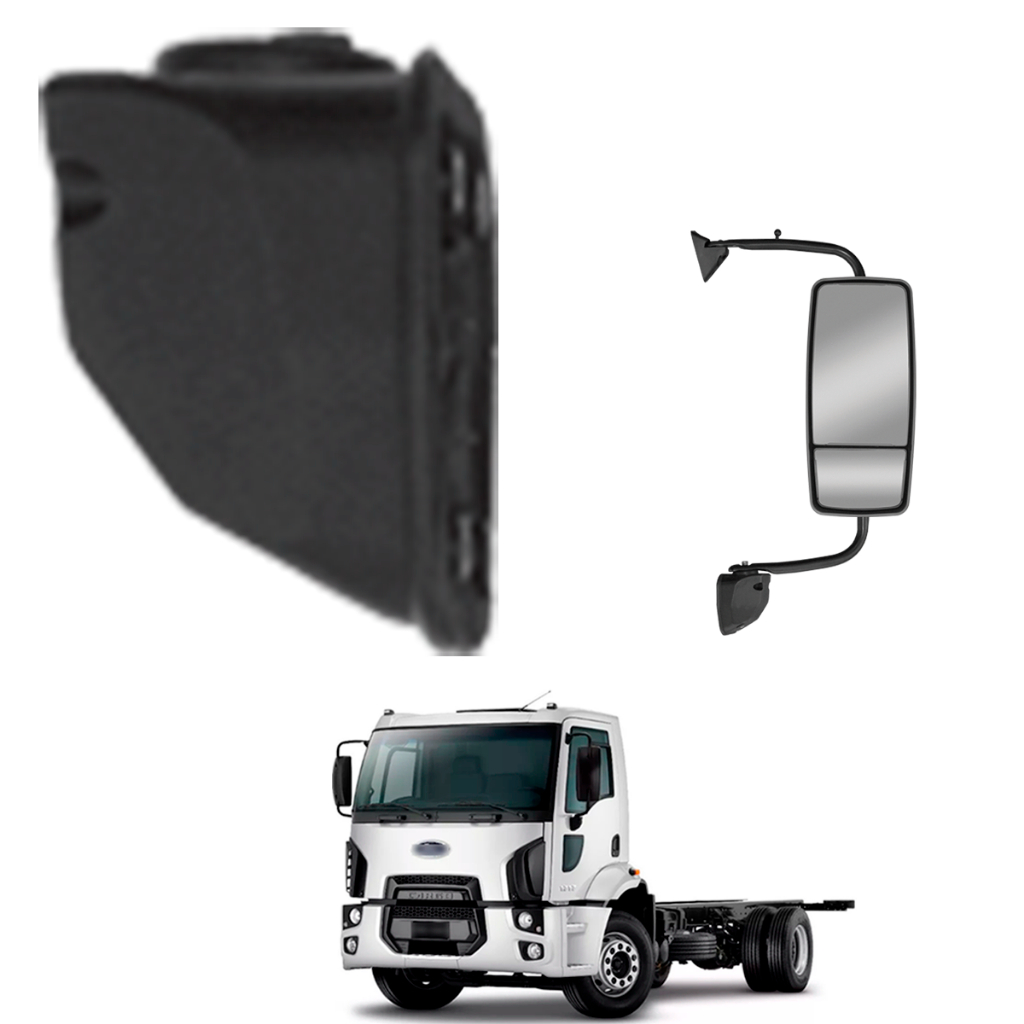Base Inferior Braço Retrovisor Ford Cargo 2012 Direito Euro3
