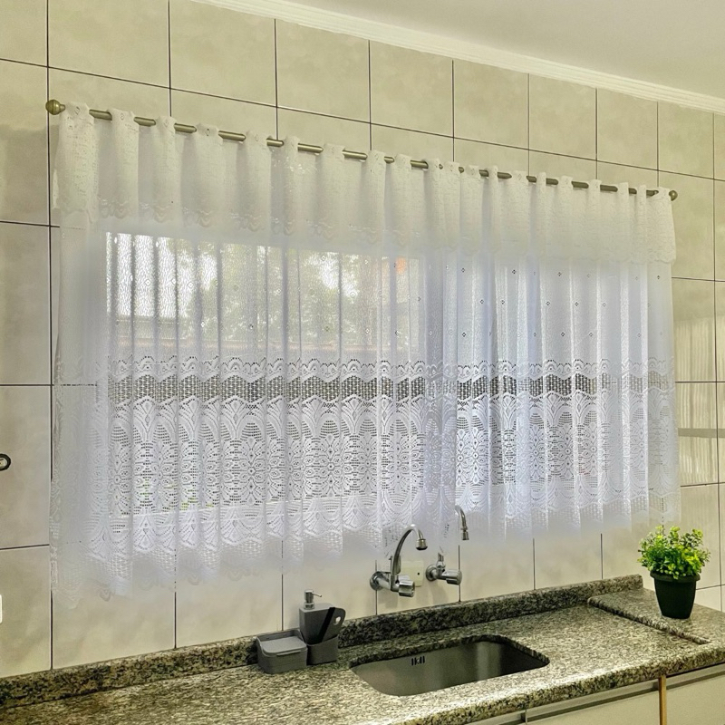 Cortina para Cozinha 3 00 X 1 20: Onde Comprar | BuscaProdutos