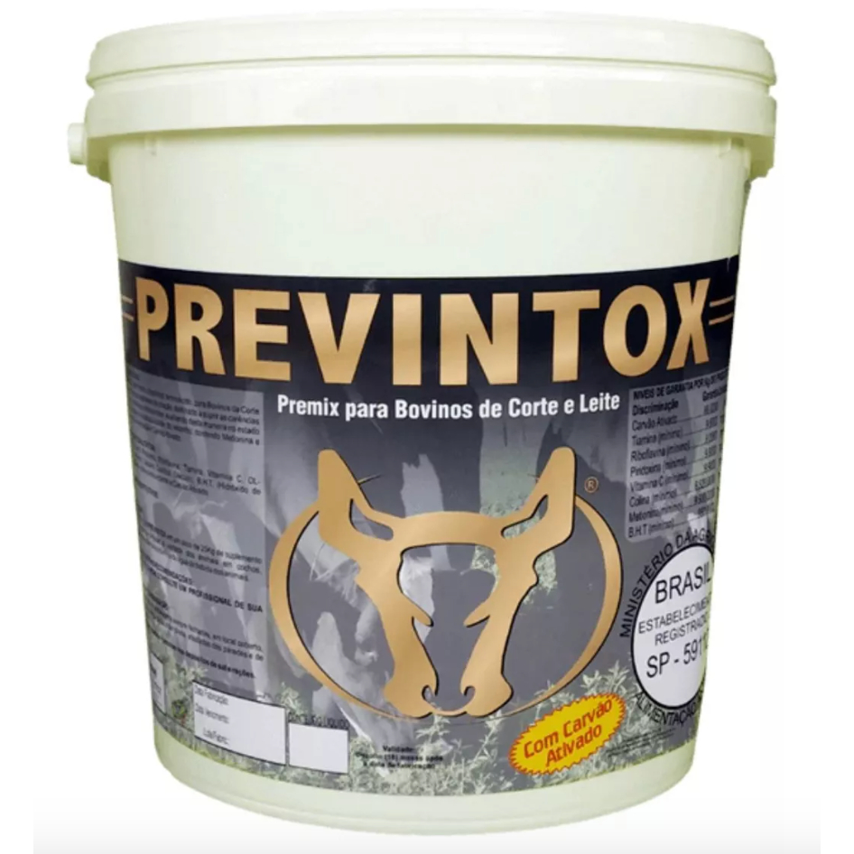 Previntox 10 Kg C/carvão Ativado Premix P/mistura Agrocave