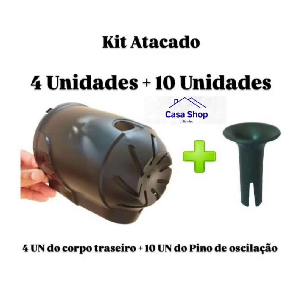 Pino De Oscilação E Corpo Traseiro Para Ventilador Arno 40 Cm Original Kit Atacado Peças De Ventilador Atacado