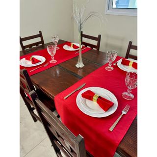 TRILHO CAMINHO DE MESA OXFORD BAINHA 1.40X0.45CM MESA POSTA VÁRIAS CORES em Oferta na Shopee