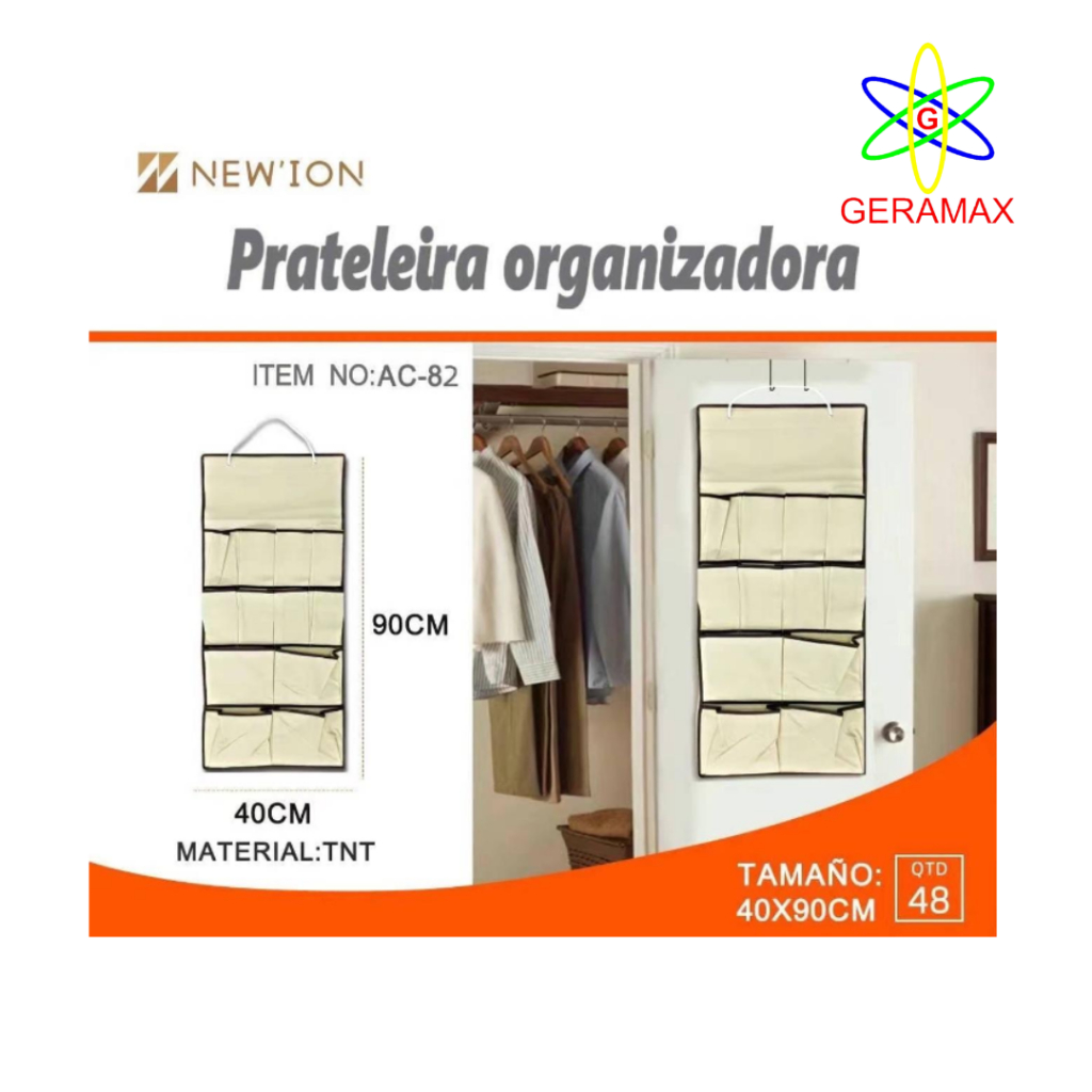 ORGANIZADOR SAPATO 12 REPART - 40 X 90 - NEWION