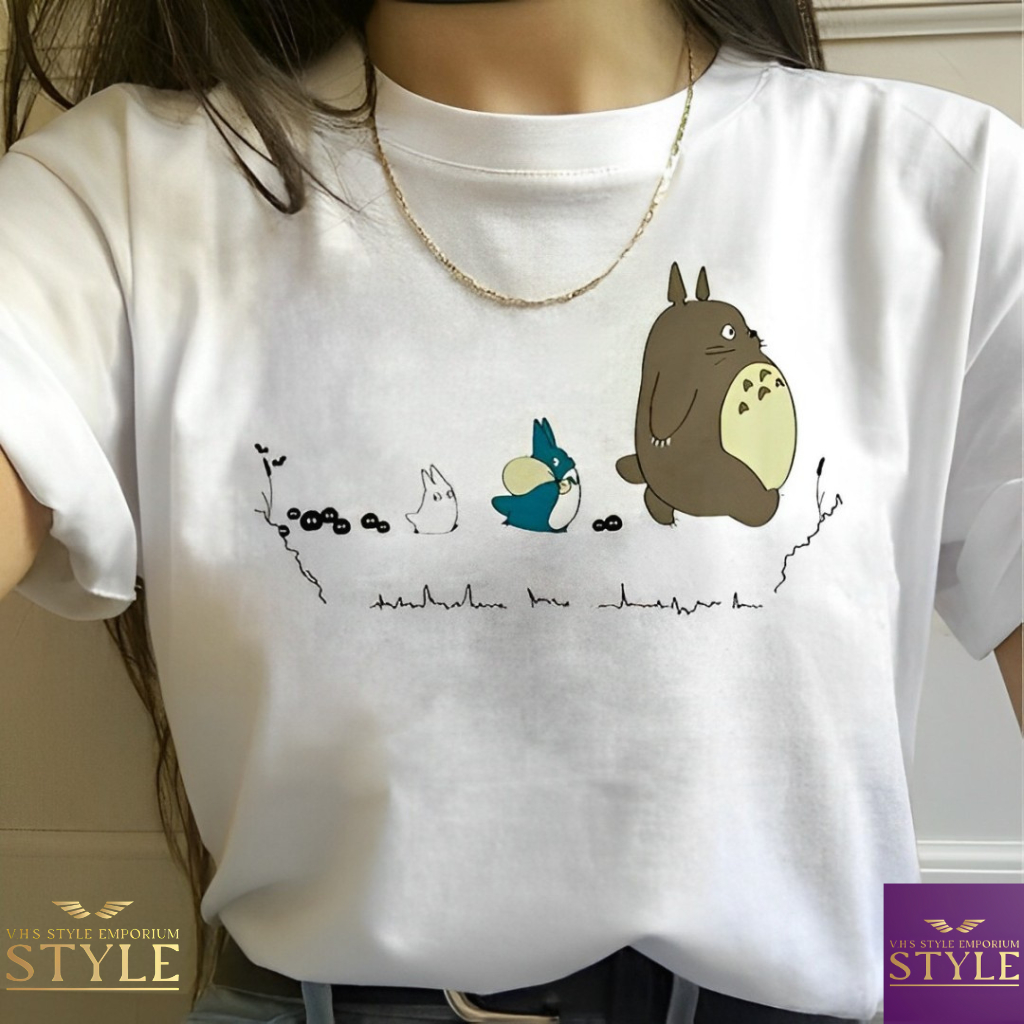 🌟Camiseta Meu Vizinho Totoro - presente VHS , Disponível por Tempo Limitado !- Studio Ghibli🌳