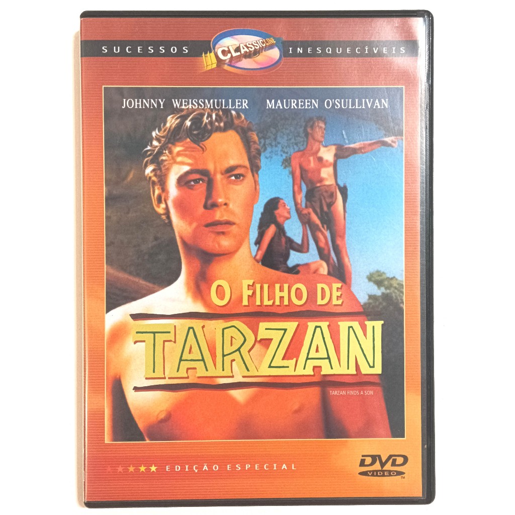 O Filho De Tarzan. Com Johnny Weissmuller. Dvd