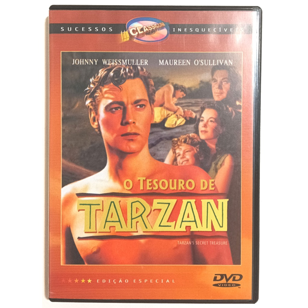 O Tesouro De Tarzan. Com Johnny Weissmuller. Dvd