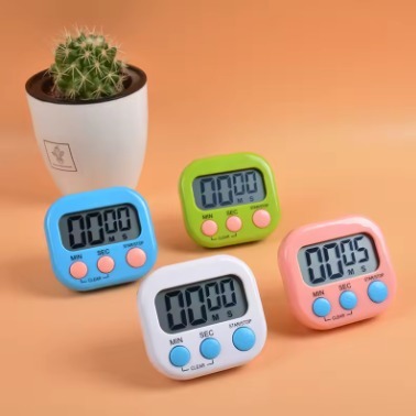 Timer Cronometro Temporizador Digital Com imã e Apoio Mesa