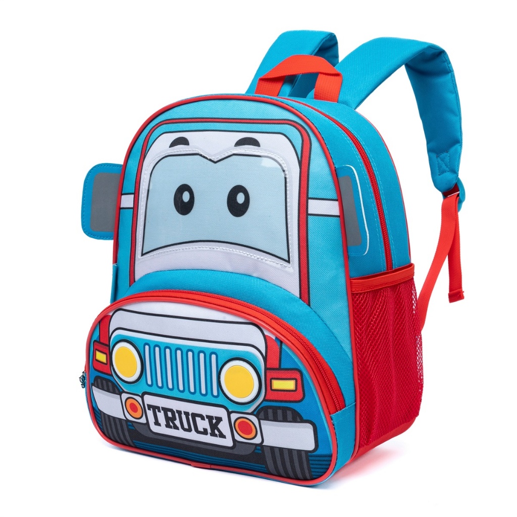 Kit Mochila Spector Lancheira Espaçosa Caminhão Infantil Resistente Menino · foto 2