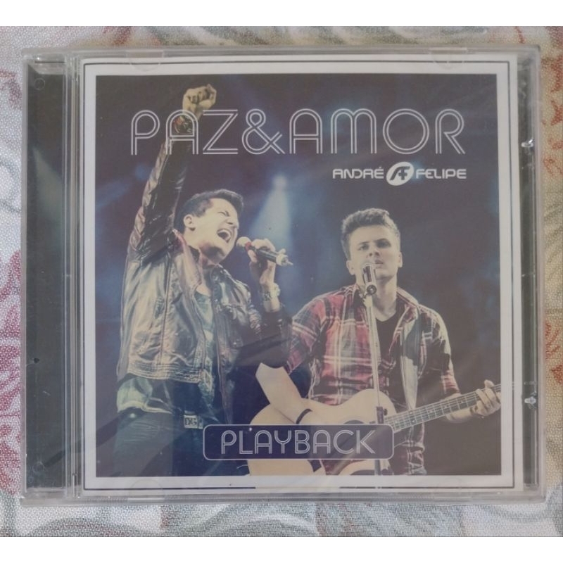 CD PLAY BACK ANDRÉ E FELIPE - PAZ & AMOR - LACRADO