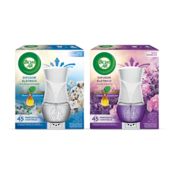 Bom Ar Difusor de Aromas Elétrico Aparelho + Refil 16 ml COMPLETO