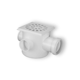 Caixa Sifonada Grelha Quadrada 3 Entradas Saída 50mm Multilit 10cm x 10cm em Oferta na Shopee