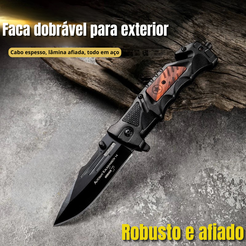 Canivete dobrável multifuncional para atividades ao ar livre