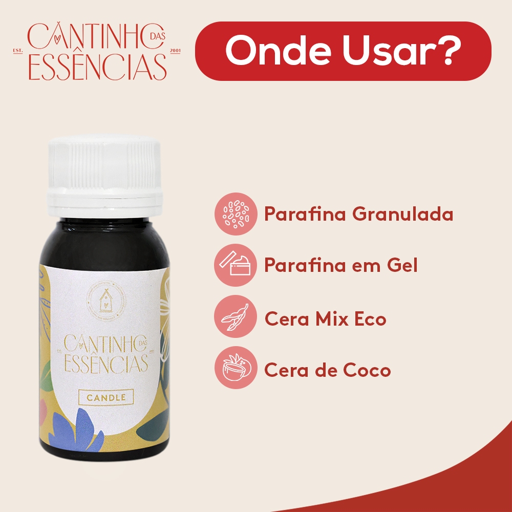 Essências para Fabricação de Velas Artesanais 30g - Linha Candle. Concentradas à Base de Óleo. — imagem 2 de 2