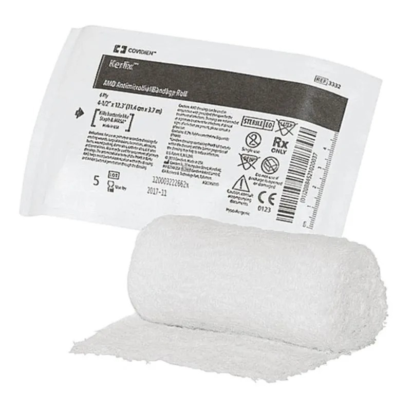 Rolo De Gaze Com Phmb Kerlix Antimicrobial 11,4 Cm X 3,7m em Oferta na Shopee