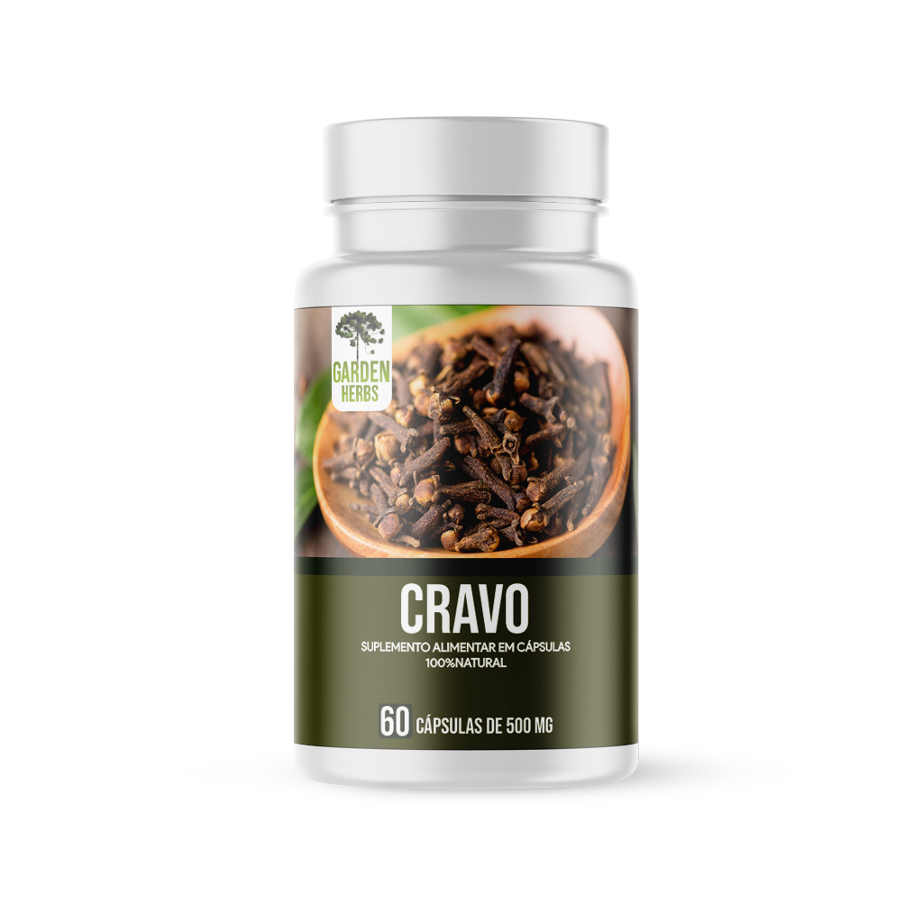 Cravo da Índia ( 100% Natural ) 500 Mg - 60 cápsulas
