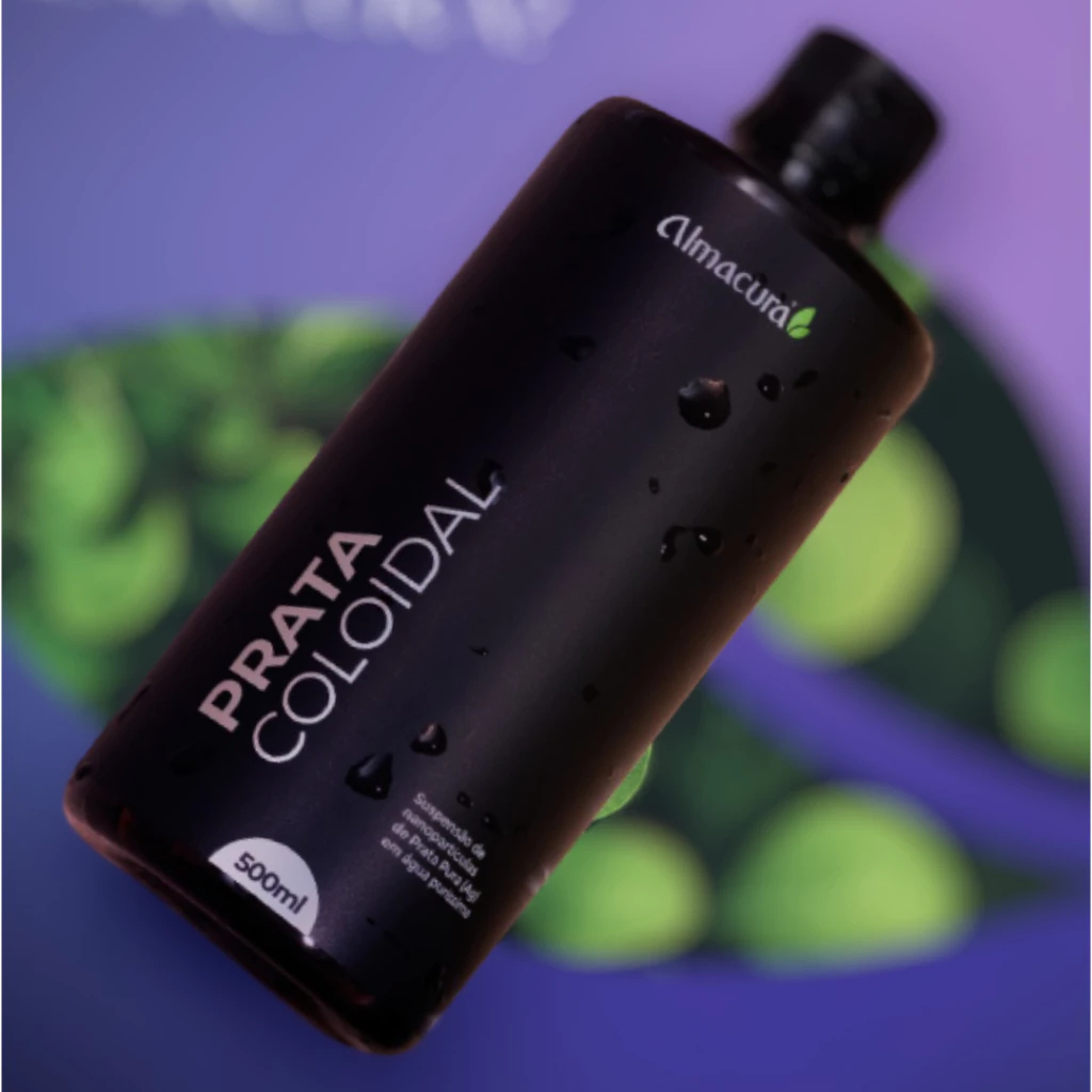 Prata Coloidal 40ppm 500ml Almacura