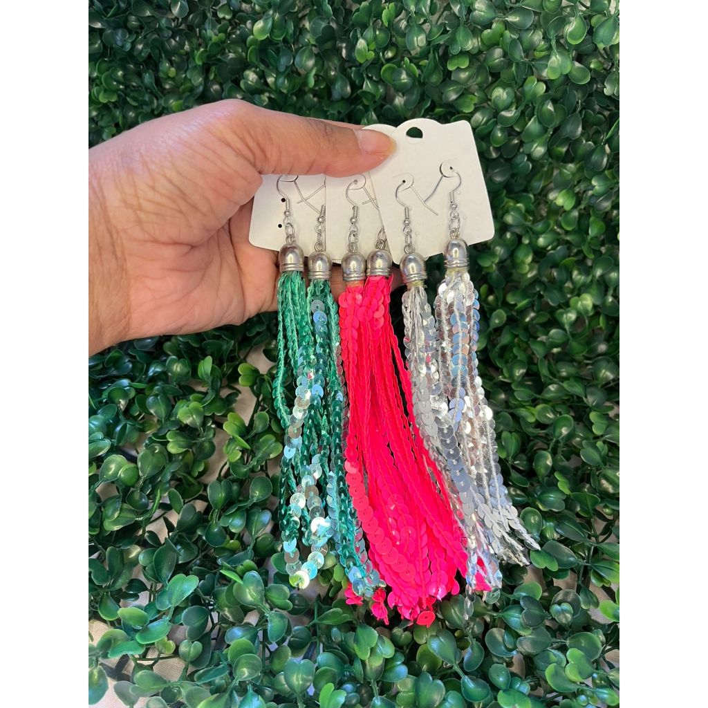 Brinco Carnaval Brinco Paetê Brinco Lantejoula em Oferta na Shopee