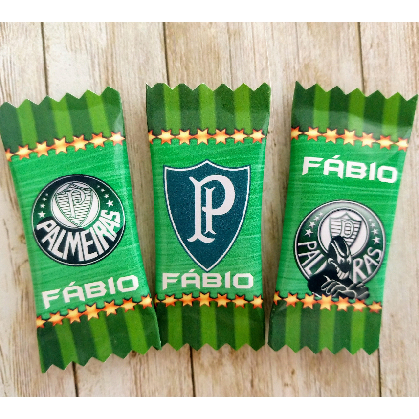 Bala personalizada/Festa do palmeiras/Time de futebol/Festa Palmeiras/Aniversário Palmeiras/Personalizados Palmeiras