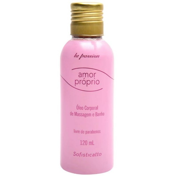 Óleo Corporal para massagem sensual tantrica  Amor Próprio -  Sofisticatto 120ml