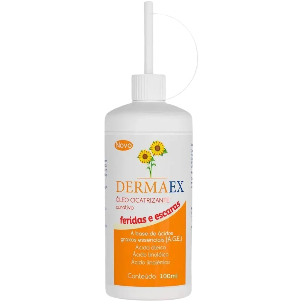 Óleo de Girassol Cicatrizante 100ml - Diversas quantidades - Dermaex em Oferta na Shopee