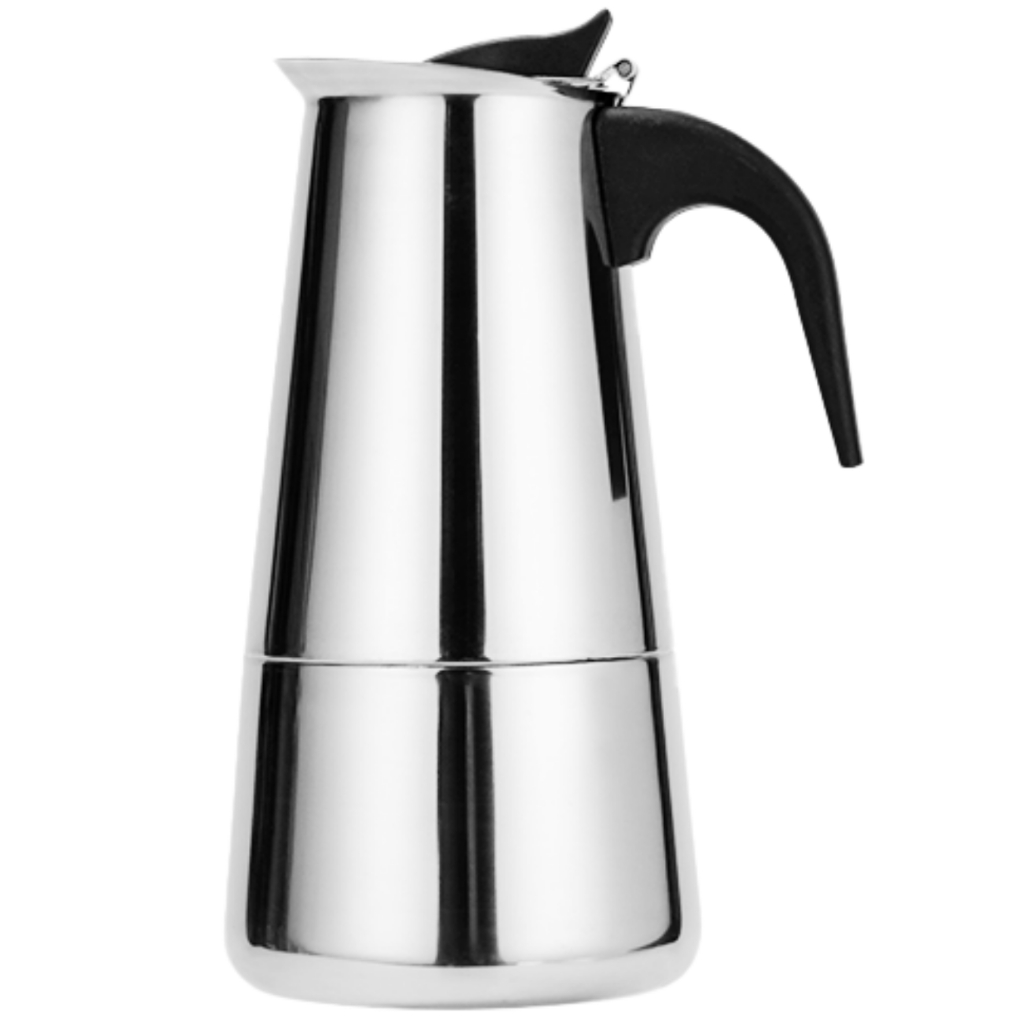 Cafeteira Italiana Inox 450ml Para 9 Xícaras Splendore Premium