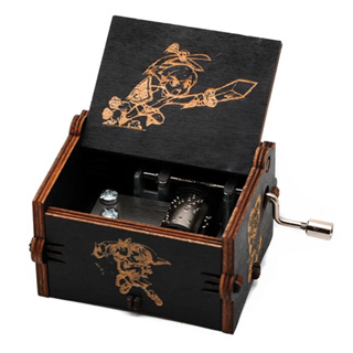 Caixa Caixinha De Música The Legend Of Zelda Black Skin em Oferta na Shopee
