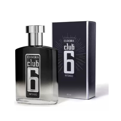 Perfume Masculino Eudora Club 6 Intenso Deo Colonia 95ml