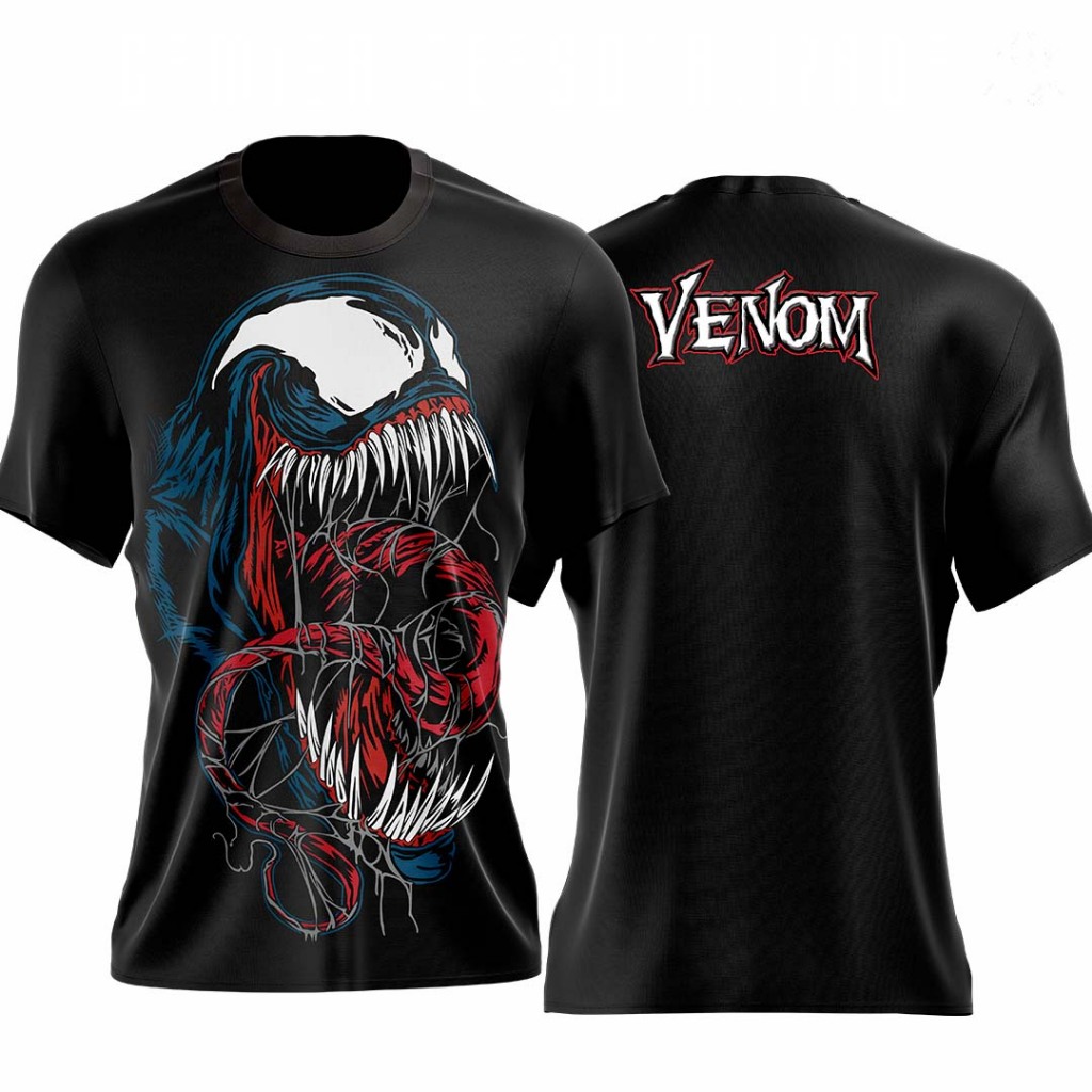 Camiseta Personalizada Venom Sublimação Total camisa dry fit