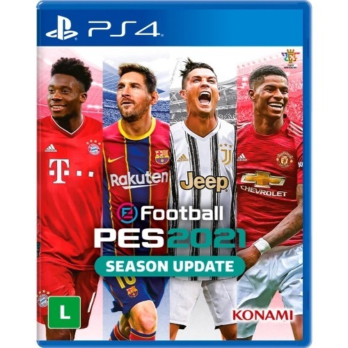 Pes 21 PS4 Mídia fisica Cd Em Português Br